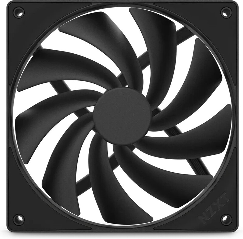 Nzxt f140q case fan 776967 2 orig - NZXT F140Q Quiet Airflow PWM Black 140mm Case Fan (Black)