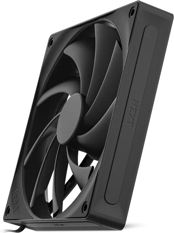 Nzxt f140q case fan 776967 3 orig - NZXT F140Q Quiet Airflow PWM Black 140mm Case Fan (Black)
