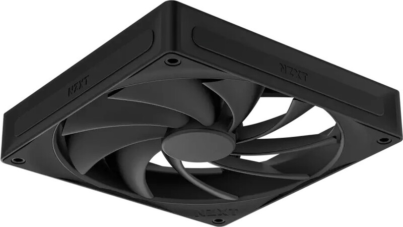 Nzxt f140q case fan 776967 4 orig - NZXT F140Q Quiet Airflow PWM Black 140mm Case Fan (Black)
