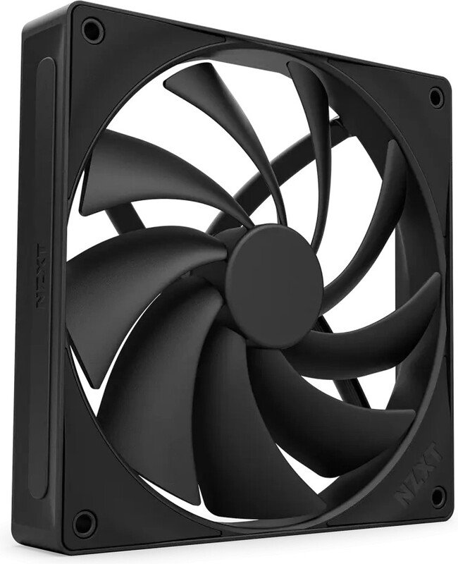 Nzxt f140q case fan 776967 - NZXT F140Q Quiet Airflow PWM Black 140mm Case Fan (Black)