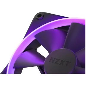 F140 RGB Twin Pack 140mm PWM Case Fans with RGB Controller - Black - afbeelding 4