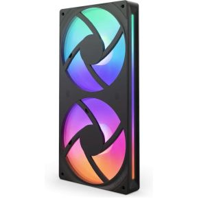 F240 RGB Core Single-Frame RGB Fan Unit Black 240mm Case Fan (Black) - afbeelding 2