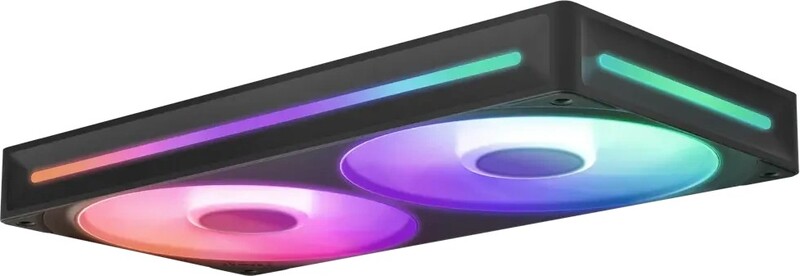 Nzxt f240 core ventilatorhuis 3 orig - NZXT F240 RGB Core Single-Frame RGB Fan Unit 240mm Case Fan (Black)