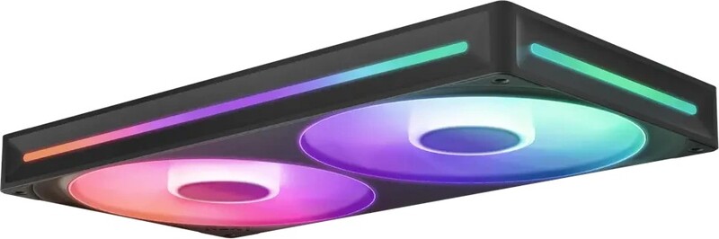 Nzxt f280 core case fan 776502 3 orig - NZXT F280 RGB Core Single-Frame RGB Fan Black 280mm Case Fan (Black)