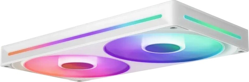 Nzxt f280 core case fan 776503 3 orig - NZXT F280 RGB Core Single-Frame Fan Unit White 280mm Case Fan (White)