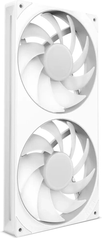 Nzxt f280 core case fan 776503 5 orig - NZXT F280 RGB Core Single-Frame Fan Unit White 280mm Case Fan (White)