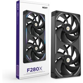 F280X Performance RGB 280mm Single-Frame Case Fan Black - afbeelding 2