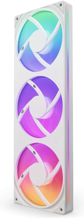 Nzxt f360 core case fan 776876 2 orig - NZXT F360 RGB Core Single-Frame Fan White 360mm Case Fan (White)