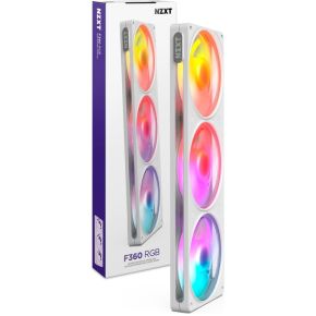 NZXT F360 RGB Fan - White case fan, productafbeelding 2