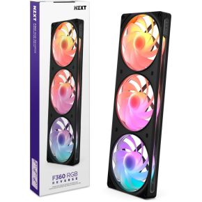 NZXT F360 RGB Reverse Fan - Black case fan, productafbeelding 2