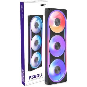 Nzxt f360u ultra fan black 2 orig - NZXT F360U Ultra 120mm Case Fan (Black)