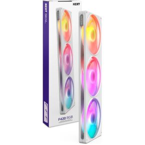 NZXT F420 RGB Fan - White case fan, productafbeelding 2