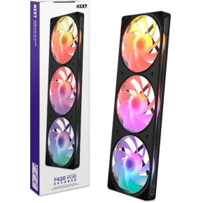 NZXT F420 RGB Reverse Fan - Black case fan, productafbeelding 2