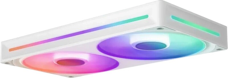 Nzxt rf u24hf w1 pc koeling f240 3 orig - NZXT F240 RGB Core 240mm Single-Frame RGB Case Fan - White