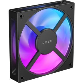 Omen 120x25mm casefan single pack 1908296 7 orig - Omen HP OMEN 120x25mm ARGB PWM Black 120mm Case Fan (Black)