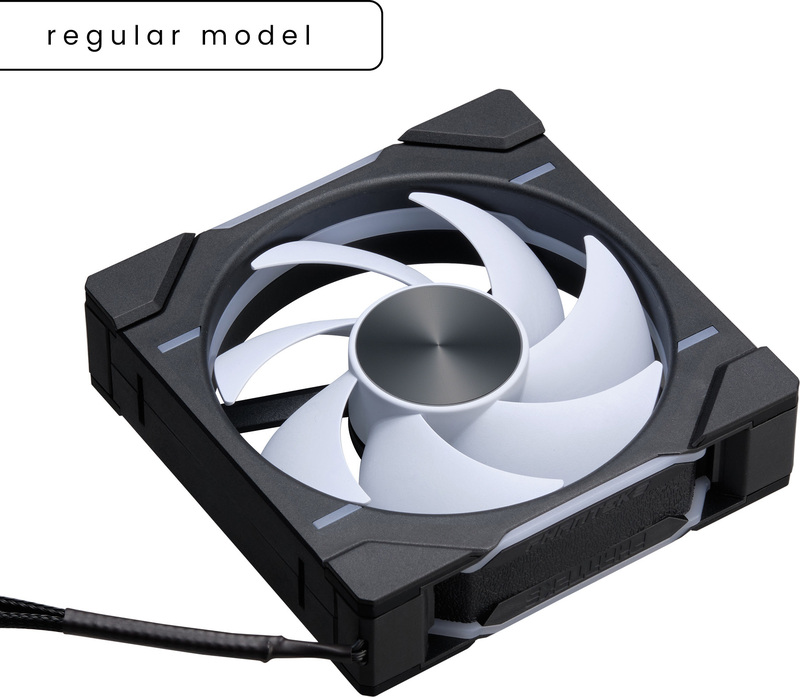 Phanteks d30 pwm regular airflow d blac 776545 3 orig - Phanteks D30-120 Regular D-RGB PWM Fan Black 120mm Case Fan (Black)