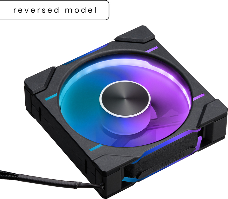 Phanteks d30 pwm reverse airflow d 120m 776548 3 orig - Phanteks D30-120 Reverse Airflow D-RGB 3-pack 120mm Case Fan (Black)