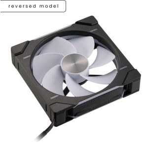 D30-140 Reverse Airflow D-RGB PWM Fan Black 140mm Case Fan (Black) - afbeelding 2