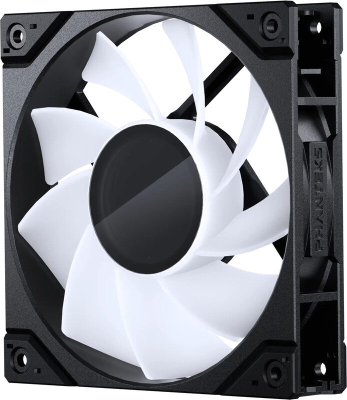 Phanteks m25 gen2 pwm 120mm black 8 orig - Phanteks M25 Gen2 120mm PWM Fan Black Case Fan