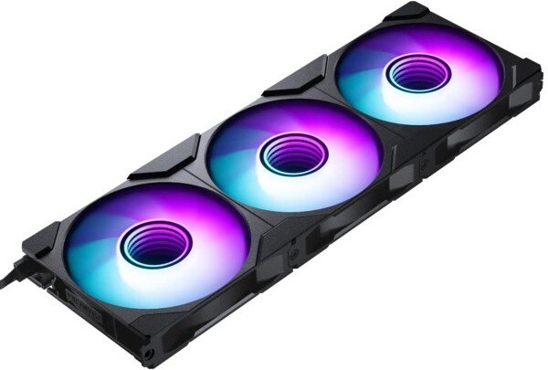 Phanteks m25 gen2 pwm d 3 black 1323504 - Phanteks M25 Gen2 PWM D-RGB Reverse Blade Fan 120mm Case Fan (Black)
