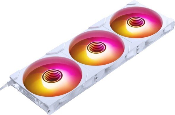 Phanteks m25 gen2 pwm d 3 white 776459 - Phanteks M25 Gen2 PWM D-RGB Reverse 3-Pack 140mm Case Fan (White)