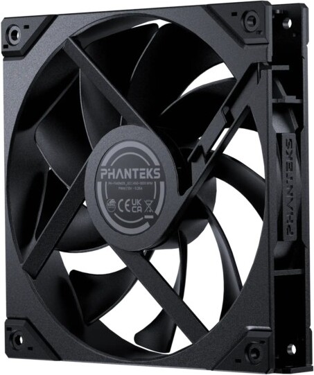 Phanteks m25g2 140 black 140mm 101 78 2 orig - Phanteks M25-140 Gen2 140mm PWM Fan Black Case Fan