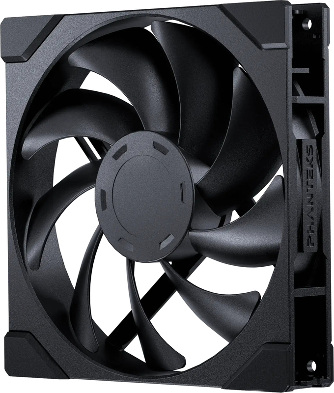 Phanteks m25g2 140 black 140mm 101 78 3 orig - Phanteks M25-140 Gen2 140mm PWM Fan Black Case Fan