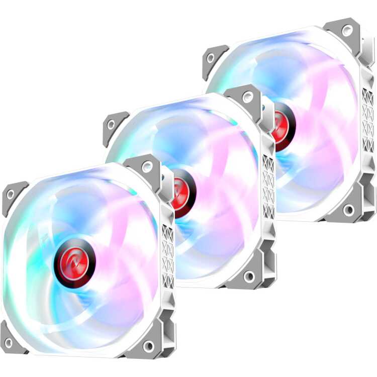 RAIJINTEK RAIJINTEK Ageras 12 White ARGB-3 case fan