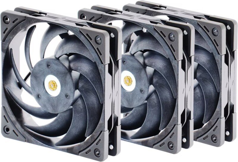 Scythe grand tornado 120mm 3000rpm pw 776748 - Scythe Grand Tornado 120 PWM 3000RPM 3-Pack 120mm Case Fan (Grey)