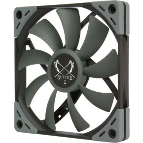 Kaze Flex 120 Slim 1200RPM 120mm Case Fan (Black/Grey) - afbeelding 2
