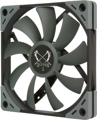 Scythe kaze flex 120 silm computer be 776911 2 orig - Scythe Kaze Flex 120 Slim 1200RPM 120mm Case Fan (Black/Grey)