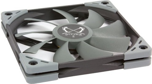 Scythe kaze flex 120 silm computer be 776911 3 orig - Scythe Kaze Flex 120 Slim 1200RPM 120mm Case Fan (Black/Grey)