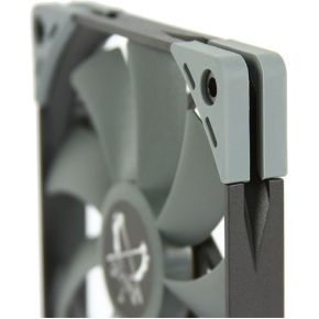 Kaze Flex 120 Slim 1800 RPM 120mm Case Fan (Black/Grey) - afbeelding 4
