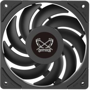 Wonder Tornado 120 PWM 2000 RPM 120mm Case Fan (Black/Grey) - afbeelding 3
