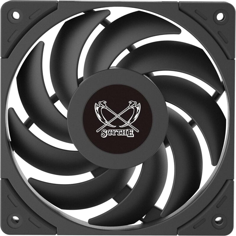 Scythe wonder tornado 120mm 3 orig - Scythe Wonder Tornado 120 PWM 2000 RPM 120mm Case Fan (Black/Grey)