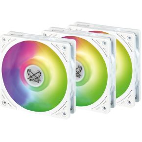 Wonder Tornado 120 White ARGB 3-Pack 120mm Case Fan (White) - afbeelding 2