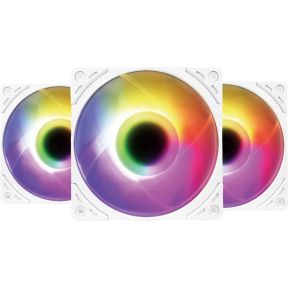 Wonder Tornado 120 White ARGB 3-Pack 120mm Case Fan (White) - afbeelding 4
