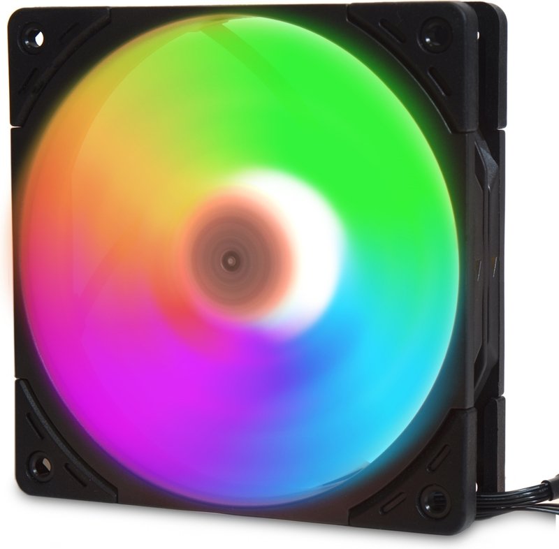 Scythe wonder tornado ventilatorhuis - Scythe Wonder Tornado 120 PWM ARGB 120mm Case Fan (Black)