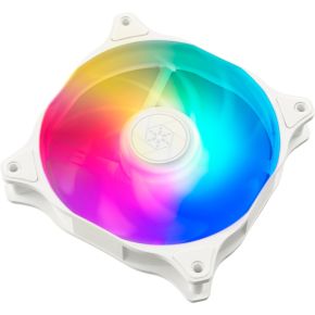 Silverstone air blazer 120rw ventilator wi 2 orig - Silverstone AB120RW ARGB 120mm Case Fan (White)