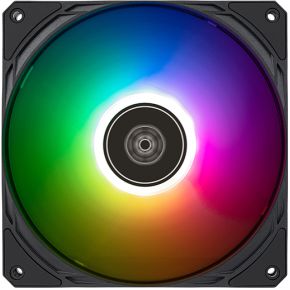Air Slimmer 140 ARGB Slim PWM Fan, 0-1700 RPM, 82 CFM, Black/White 140mm Case Fan (Bl... - afbeelding 3