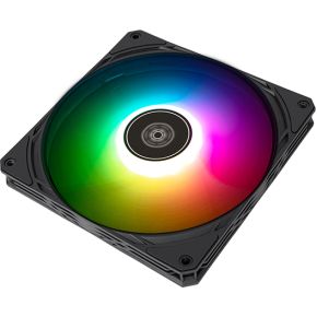 Air Slimmer 140 ARGB Slim PWM Fan, 0-1700 RPM, 82 CFM, Black/White 140mm Case Fan (Bl... - afbeelding 5
