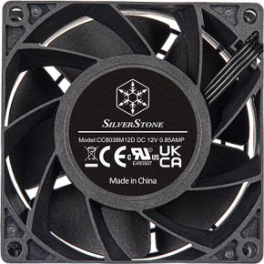 Silverstone FHS 80X Zwart 1 stuk case fan, productafbeelding 3
