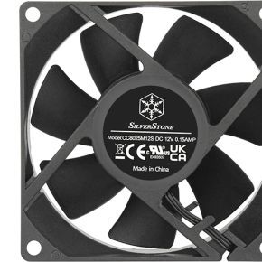 Silverstone FN80 Computer behuizing Ventilator Zwart 1 stuk case fan, productafbeelding 4