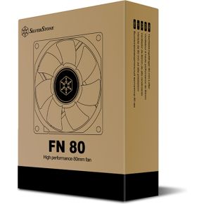 Silverstone FN80 Computer behuizing Ventilator Zwart 1 stuk case fan, productafbeelding 8