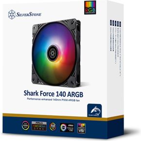 Silverstone sst sf140b koelsysteem voor co 8 orig - Silverstone SST-SF140B-ARGB 140mm Case Fan Black