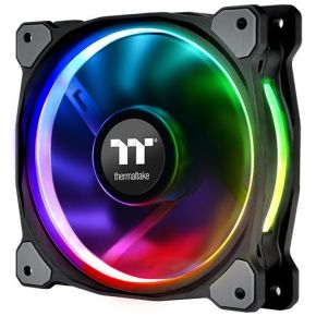 Riing Plus 12 RGB Radiator Fan Lumi Plus TT Premium Edition Combo Kit 120mm Case Fan (Black) - afbeelding 2