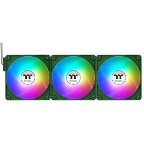 Thermaltake Thermaltake CT120 EX Reverse ARGB Sync PC Cooling Fan Racing Green (3-Fan Pack) case fan