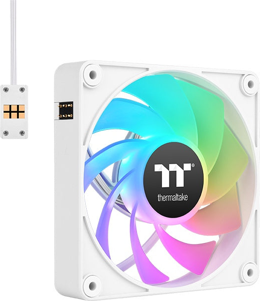 Thermaltake ct120 ex reverse sync pc cooli 776605 3 orig - Thermaltake CT120 EX Reverse ARGB Sync PC 120mm Case Fan (White)