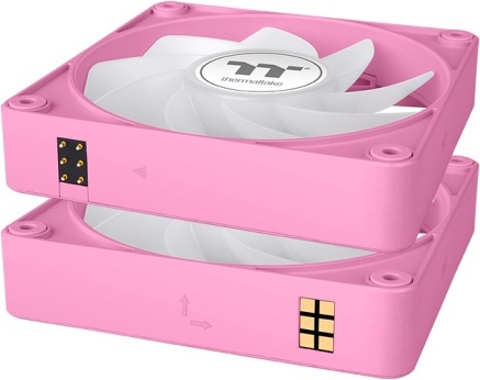 Thermaltake ct120 ex reverse sync pc cooli 776727 3 orig - Thermaltake CT120 EX Reverse ARGB Sync PC 120mm Case Fan (Pink)