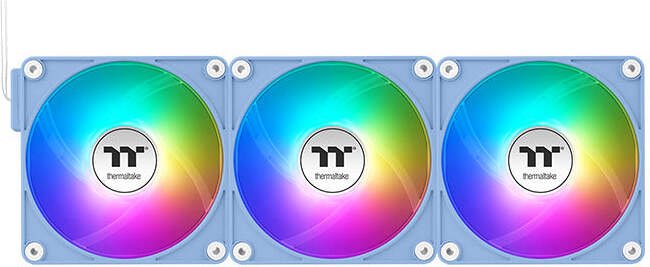 Thermaltake ct120 ex sync pc cooling fan 776567 - Thermaltake CT120 EX ARGB Sync Hydrangea Blue 120mm Case Fan (Blue)